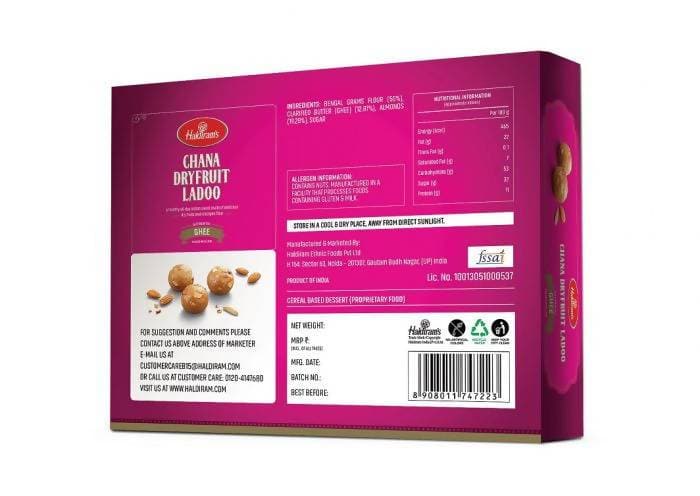 Haldiram's Chana Dry Fruit Laddoo | Grocsy
