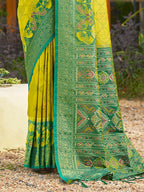Shree Shyam Fashion Mustard Soft Silk Saree | Grocsy
