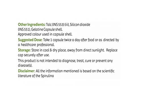NLife Spirulina Capsules | Grocsy