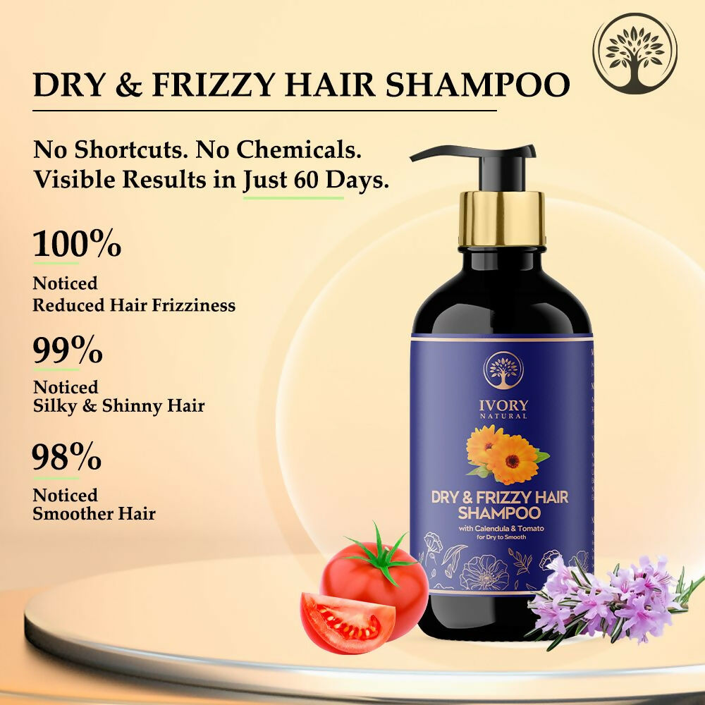 Ivory Natural Dry Rough Hair Shampoo For Dry, Frizzy, Unmanaged Hair | Grocsy