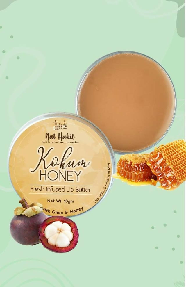 Nat Habit Kokum Honey Lip Butter | Grocsy