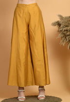 Joban Fashion Mustard Chanderi Kurta Set | Grocsy