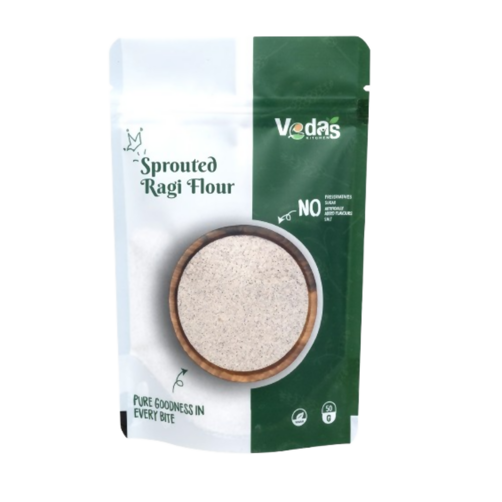 Vedas Kitchen Sprouted Ragi Flour | Grocsy