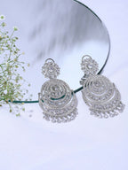 Diamond Chand Earrings- Ruby Raang | Grocsy