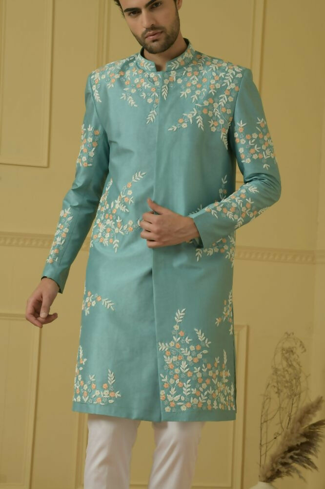 The Refined Timeless Sherwani by Hilo Design | Grocsy