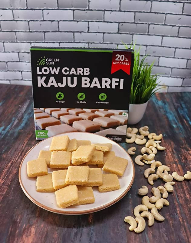 Green Sun Low Carb Kaju barfi | Grocsy