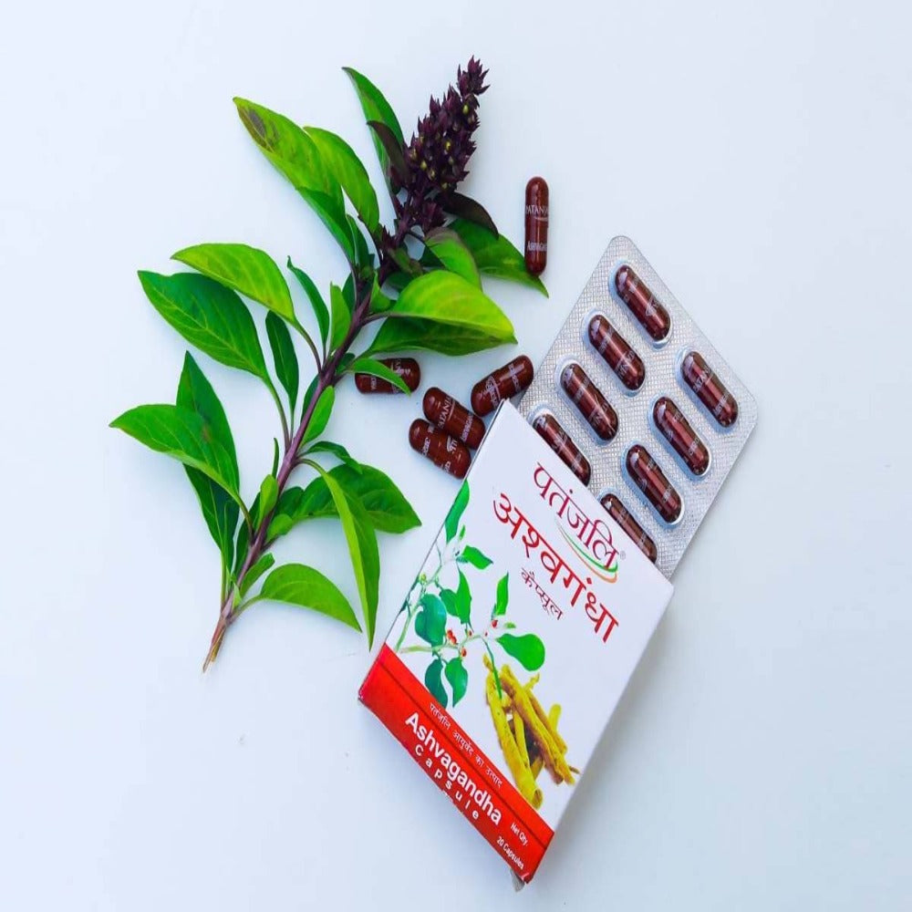Patanjali Ashwagandha Capsules | Grocsy