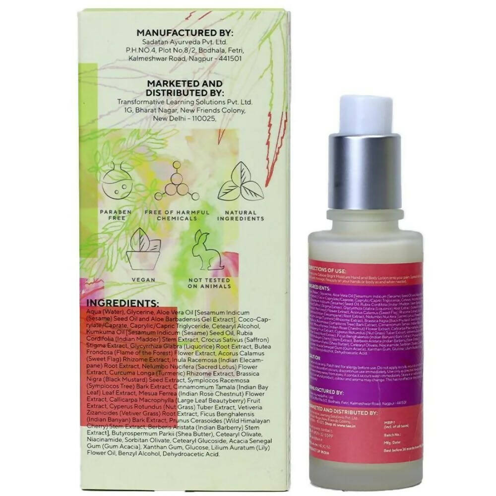 A. Modernica Naturalis Zafaloe Bright Moisture Hand & Body Lotion | Grocsy