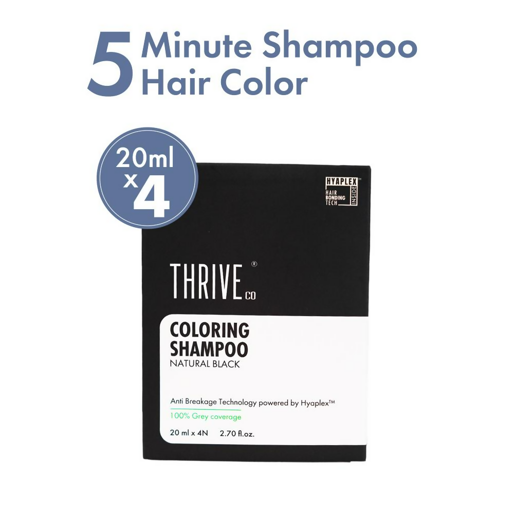 ThriveCo Coloring Shampoo - Natural Black | Grocsy