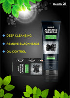 Healthvit Activated Charcoal Purifying Peel Off Mask | Grocsy