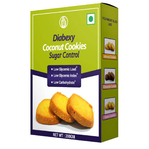 Diabexy Coconut Cookies Sugar Control for Diabetes | Grocsy
