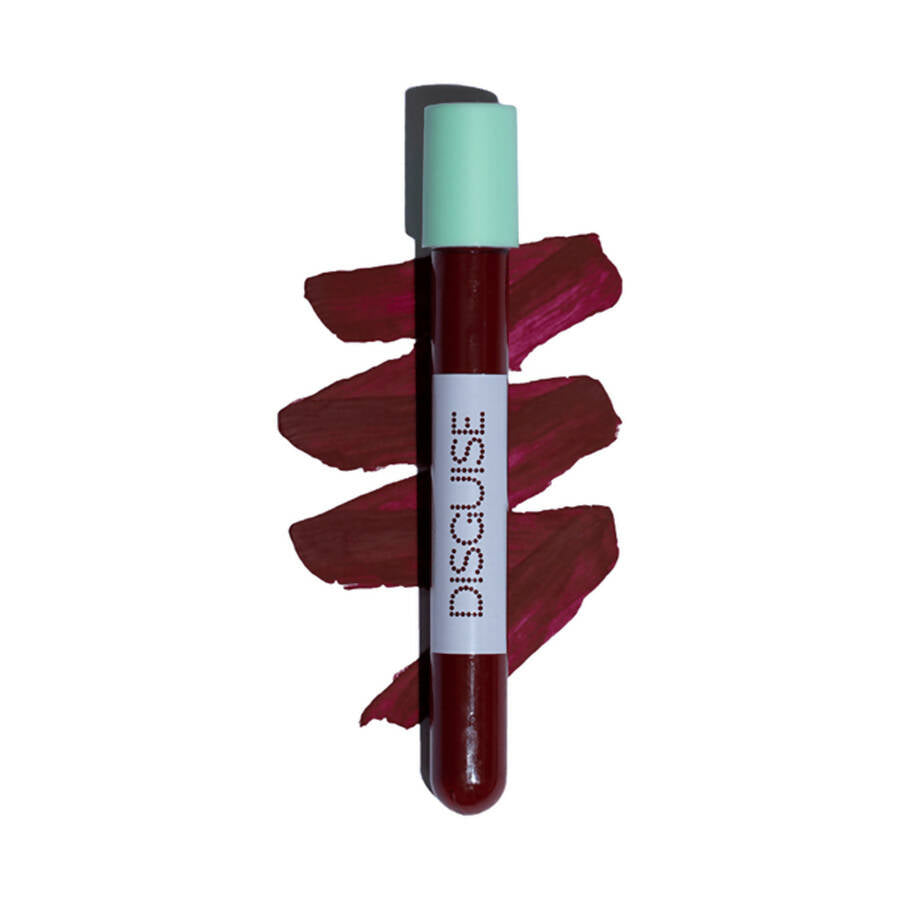 Disguise Feather-Light Matte Liquid Lip Cream - Curious Wine 36 | Grocsy
