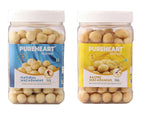 Pureheart Nutreat Combo of Natural Macadamia and Salted Roasted Macadamia | Grocsy