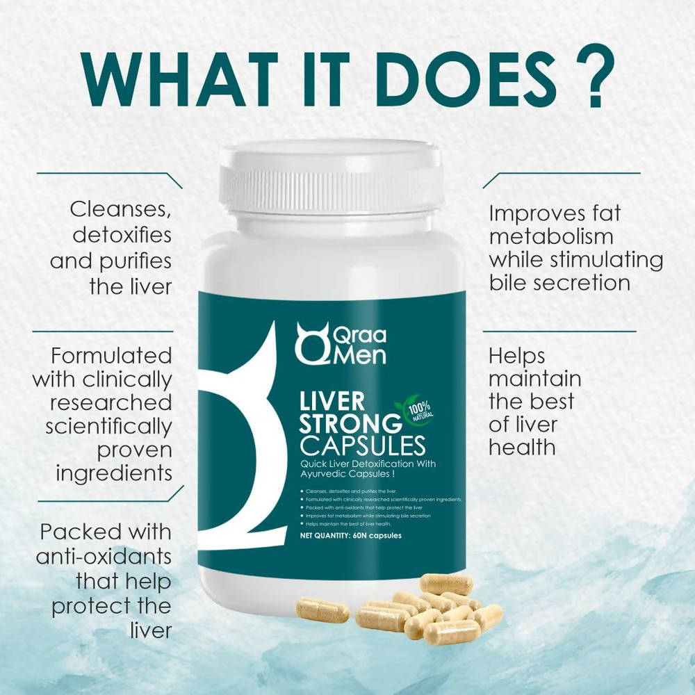 Qraa Liver Strong Capsules | Grocsy