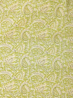 Aramya Straight Soft Cotton Floral Print Women's Kurta - Green | Grocsy