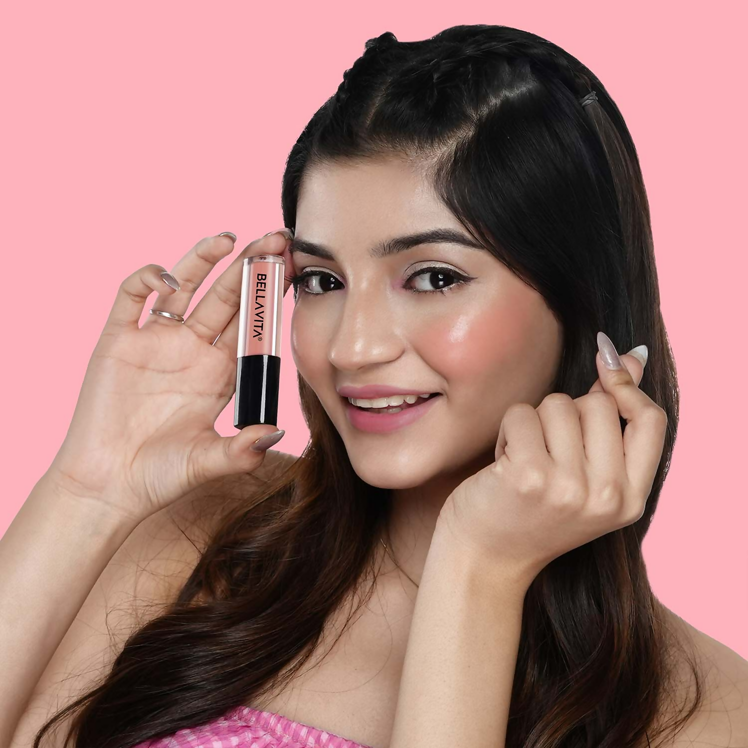 Bella Vita Organic All Hearts Face Blush - Pink Promise | Grocsy