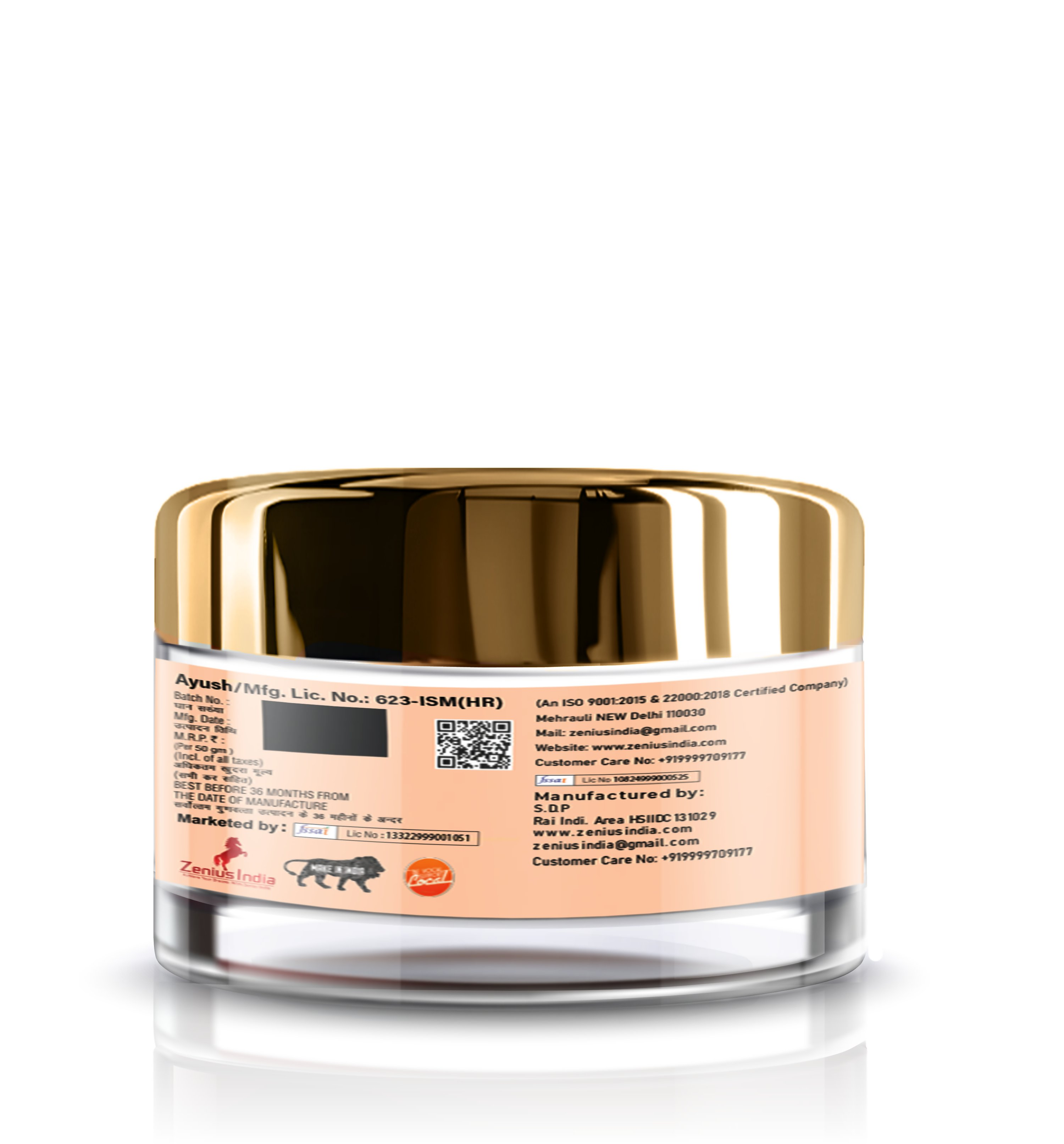 Zenius Youth Again Cream for Anti Aging and Skin Whitening | Grocsy