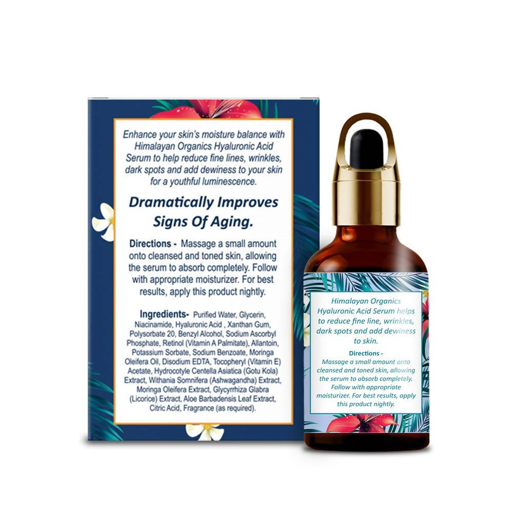 Himalayan Organics Hyaluronic Acid Serum Professional Facial Serum | Grocsy