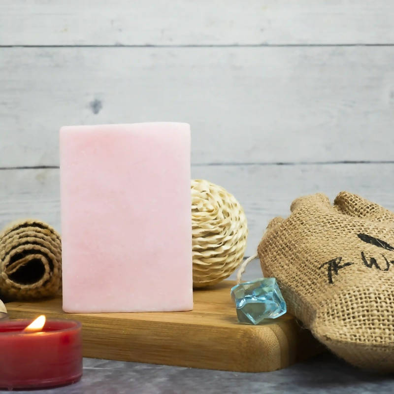 The Wellness Shop Rose Geranium And Saffron Rejuvenating Soap | Grocsy