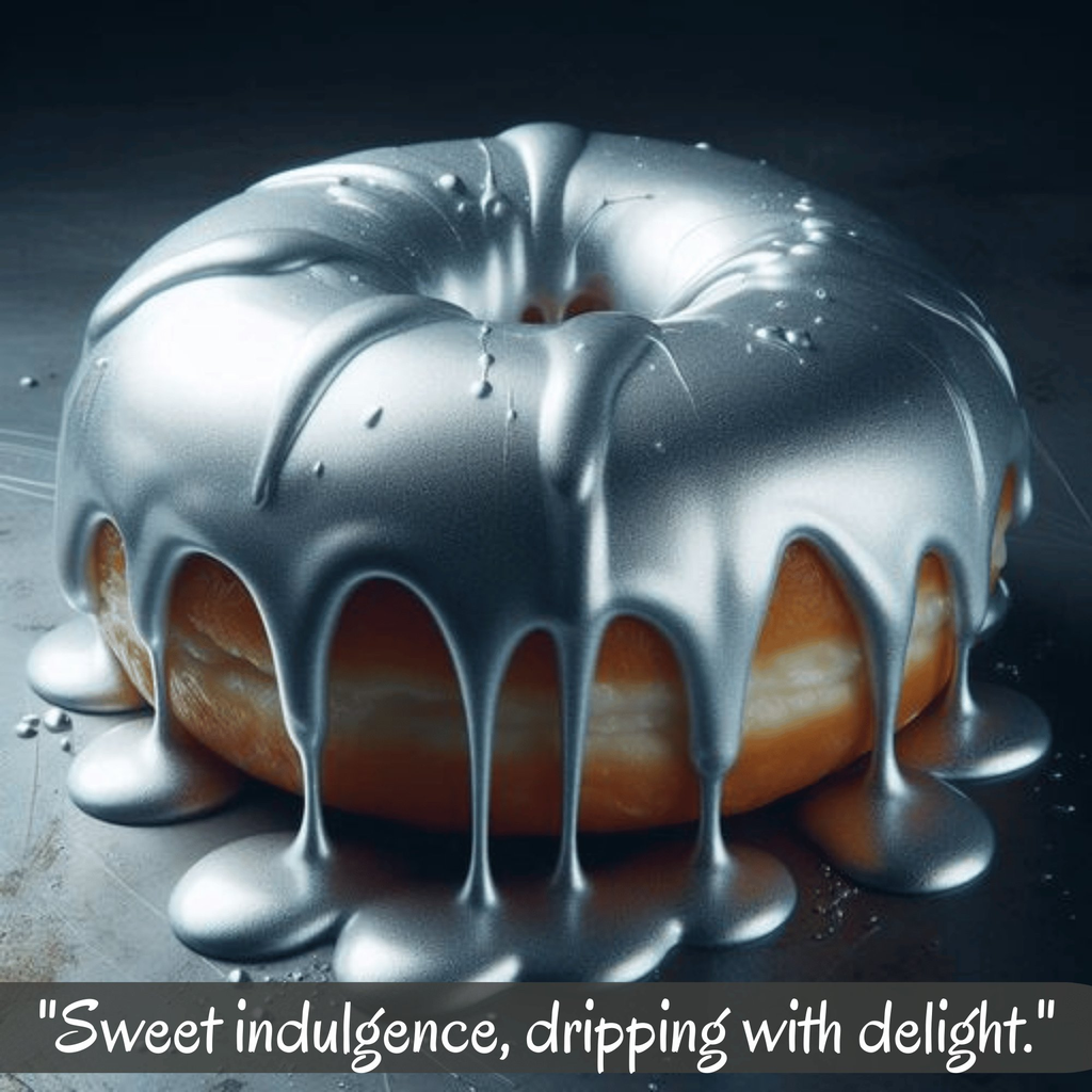 Confect Shimmering Silver | Edible Drips | Grocsy