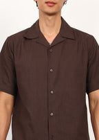 Fabmade Cocoa Drift Shirt | Grocsy
