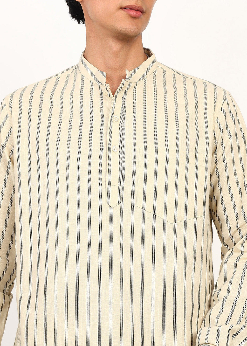 Fabmade Sandline Stripe Linen Co-Ord Set | Grocsy