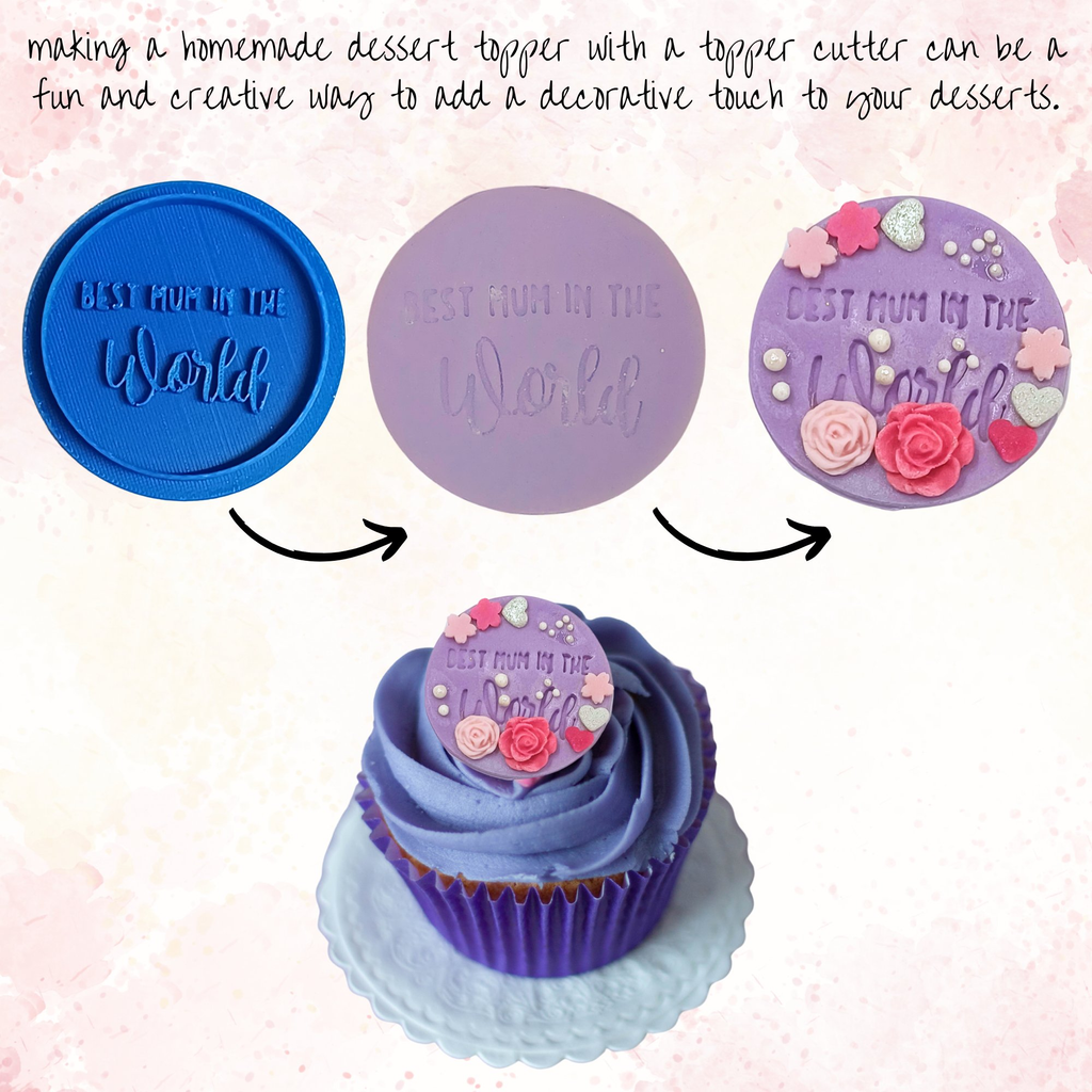 Confect Mother's Day Topper Cutters (MDay-Cutters-03) | Grocsy