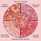 Confect Valentine Sprinkles | 15 Edible Decoration for Baking & Dessert | Grocsy