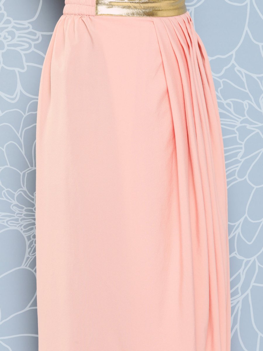 Ahalyaa Floral Printed Ethnic Co-Ords With Jacket | Grocsy