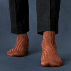 Socksoho Luxury Men Socks Resilient Brown Edition | Grocsy