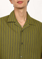 Fabmade Olive Rhythm Shirt | Grocsy