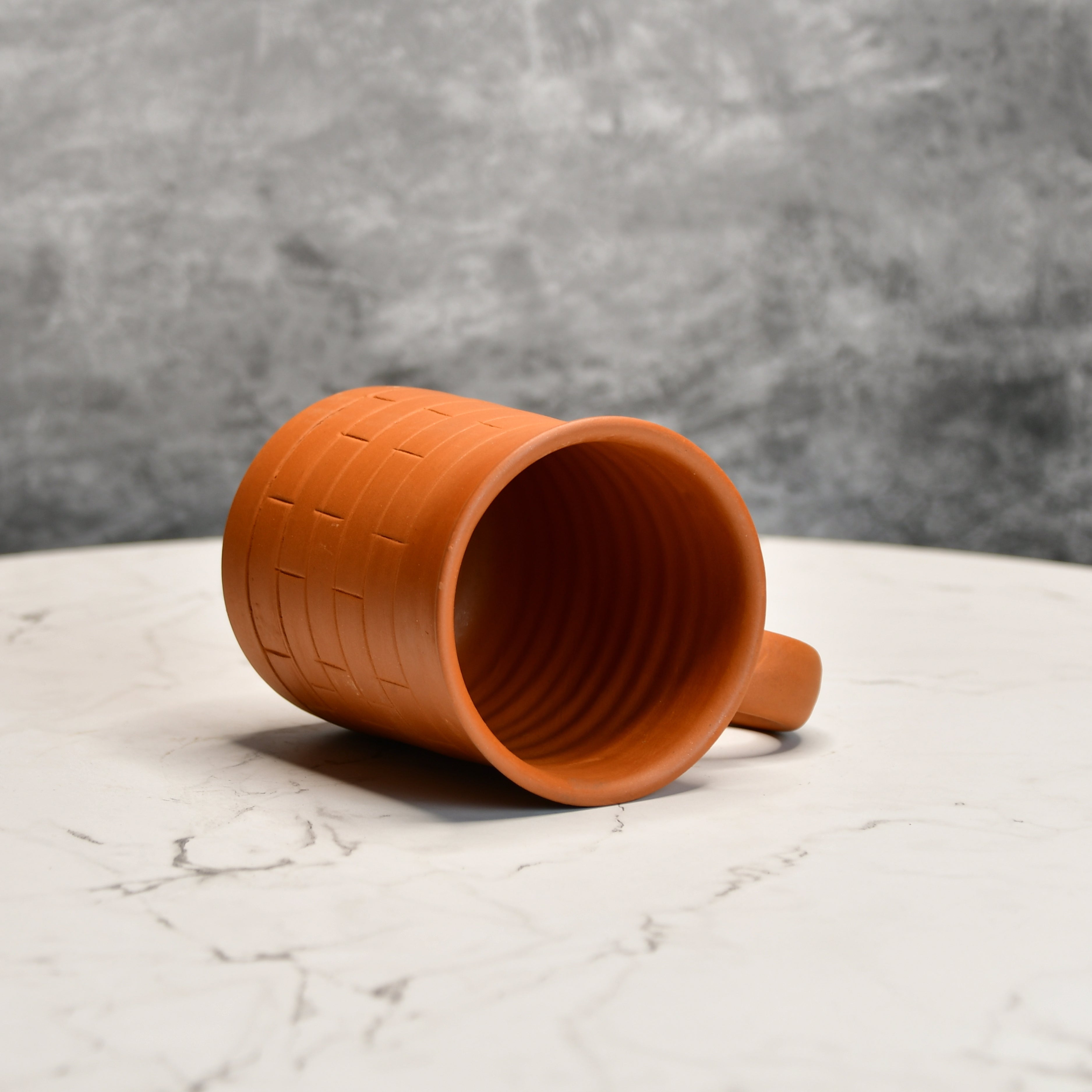 Sowpeace Premium Unglazed Terracotta imprinted Drink Mugs | Grocsy