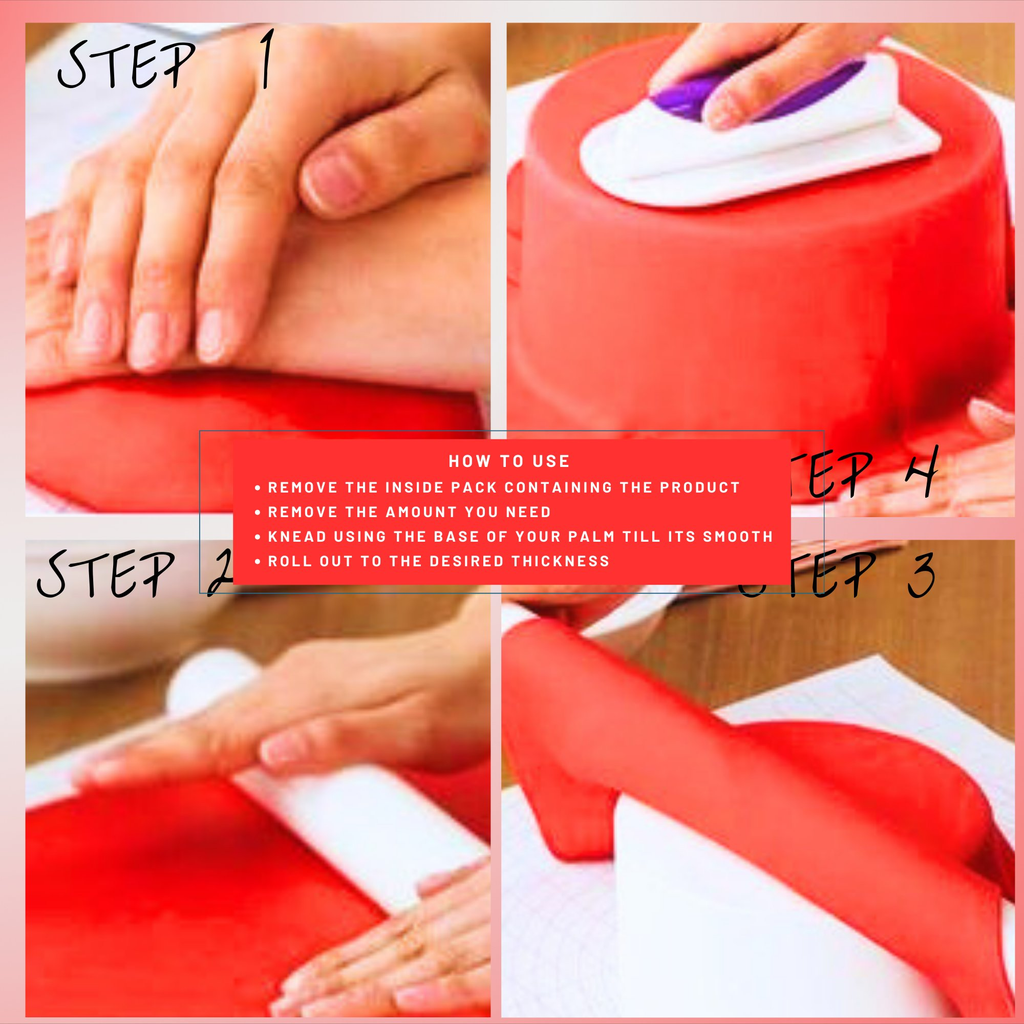 Confect Superman Red Fondant | Edible Sugarpaste | Grocsy