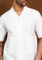 Fabmade Ivory Utility Shirt | Grocsy