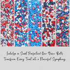 Confect Heart & Star Sprinkles | Pearls & Jimmies | Ultimate Avenger Patriotic Sprinkles | Grocsy