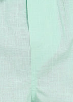 Fabmade Mint Drift Linen Shorts | Grocsy