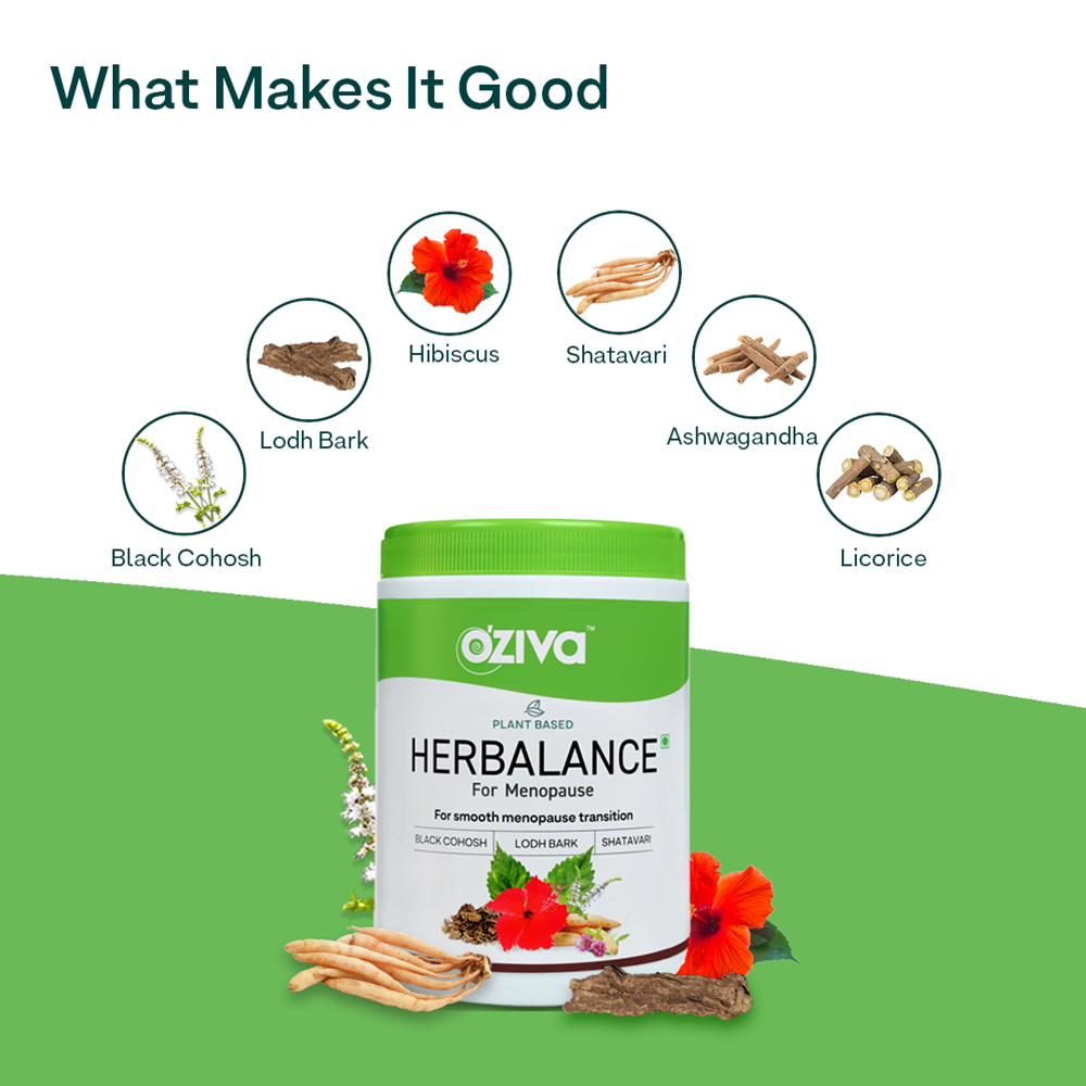 OZiva Plant Based HerBalance for Menopause | Grocsy