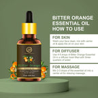 Nuerma Science Bitter Orange Essential Oil For Anti Fungal & Aromatherapy | Grocsy