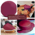 Confect Burgundy Fondant | Edible Sugarpaste | Grocsy
