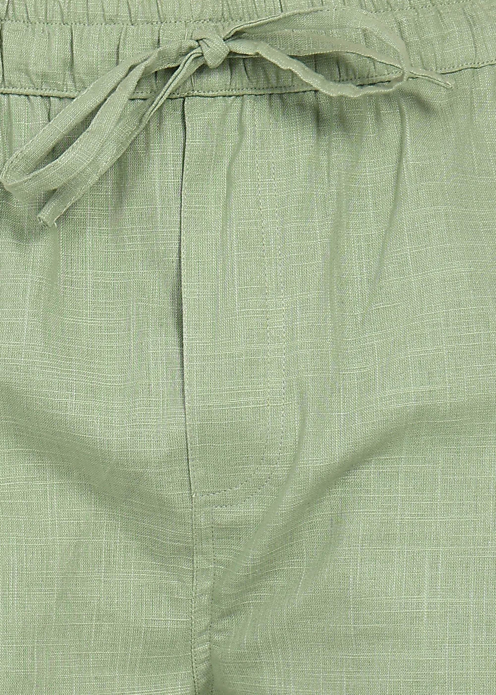 Fabmade Sage Linen Shorts | Grocsy