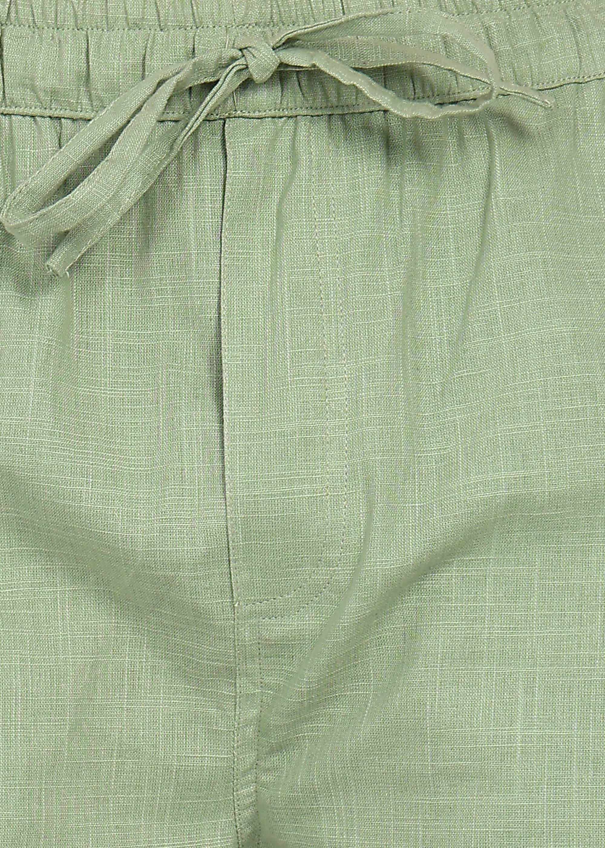 Fabmade Sage Linen Shorts | Grocsy