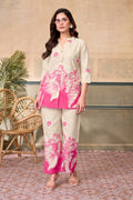 Anaita Pink Stylish Readymade Co-Ords Set | Grocsy