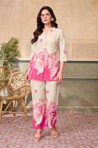 Anaita Pink Stylish Readymade Co-Ords Set | Grocsy