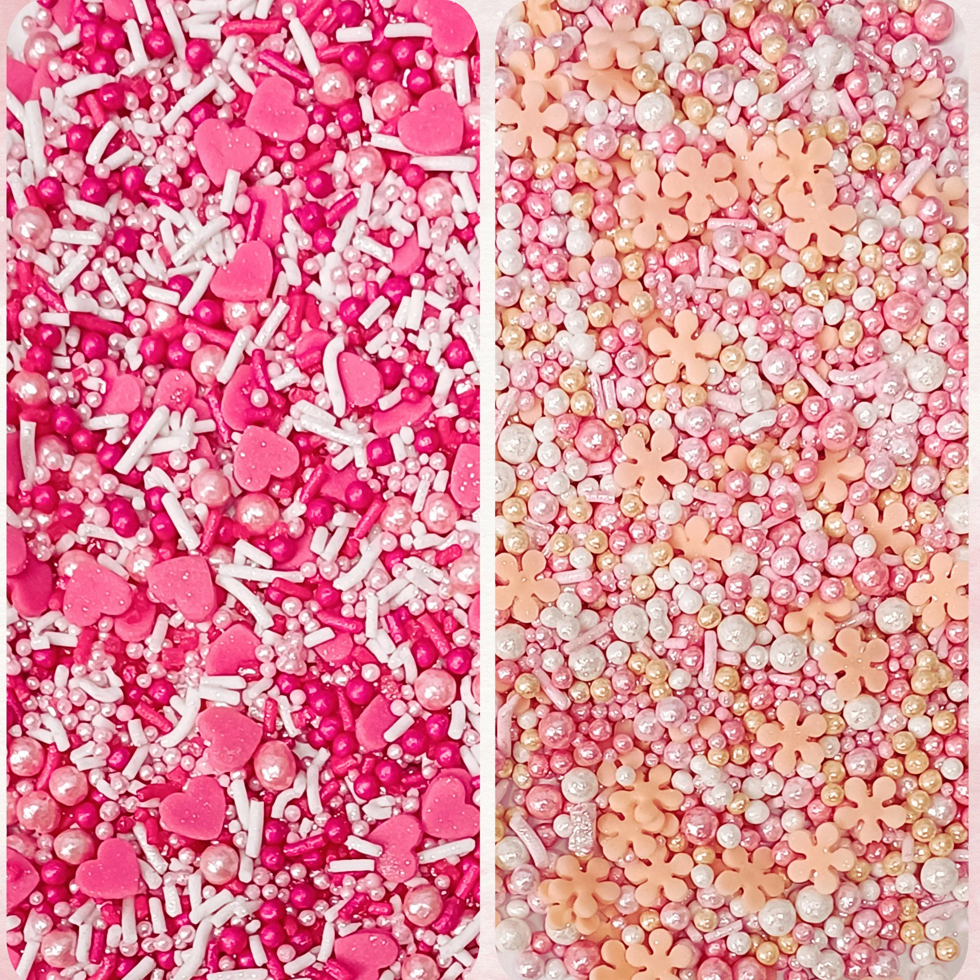 Confect Valentine Sprinkles | 14 Edible Decoration for Baking & Dessert | Grocsy