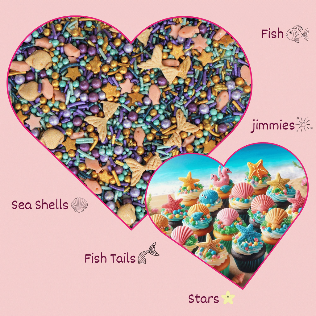 Confect Under the Sea Sprinkles for Decoration 10 | Grocsy