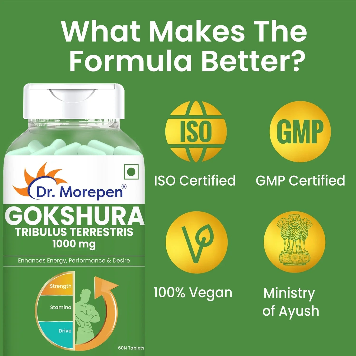 Dr Morpen Gokshura Tablets | Grocsy