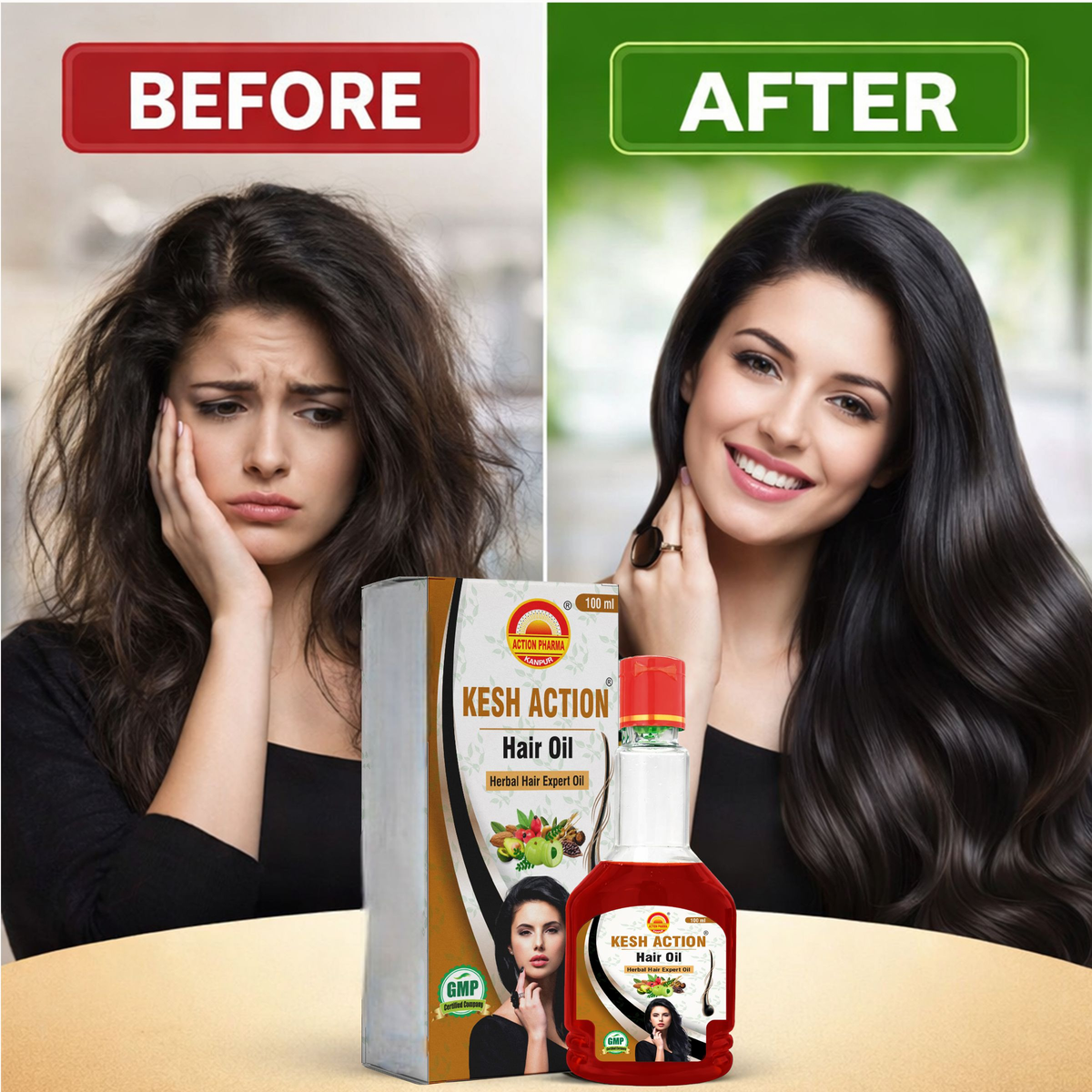 Action Pharma Kesh Action Hair Oil | Grocsy