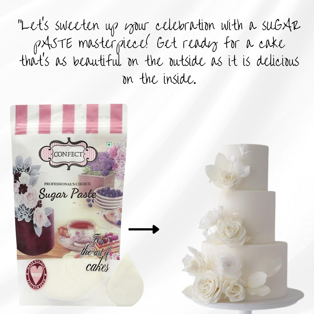 Confect White Fondant | Edible Sugarpaste | Grocsy