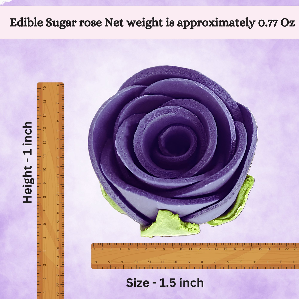 Confect Purple | Edible Sugar Flowers | Grocsy