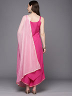 Ahalyaa Gotta Patti Kurta With Palazzos & Dupatta | Grocsy